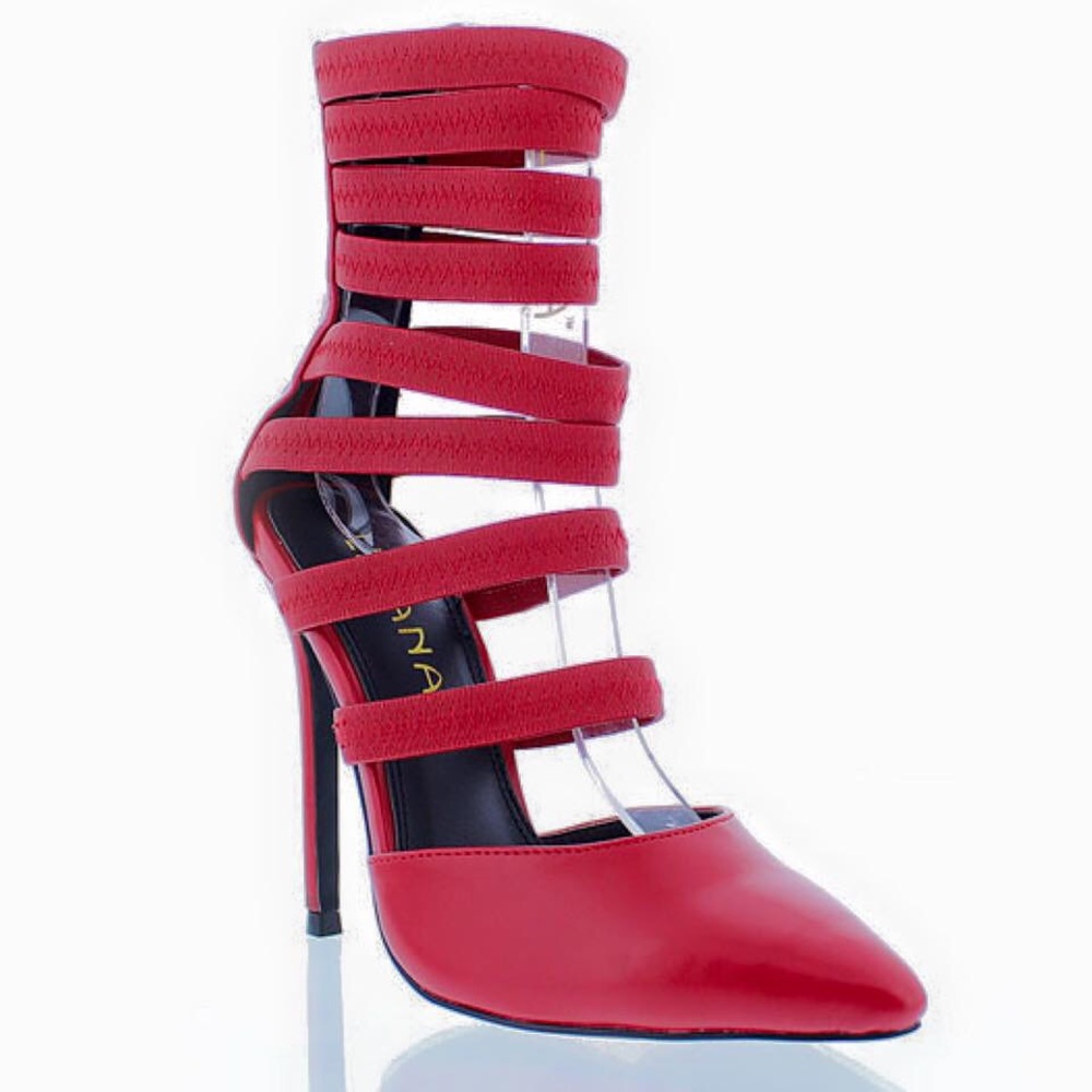 COPY - Justine Red Pointy Pump